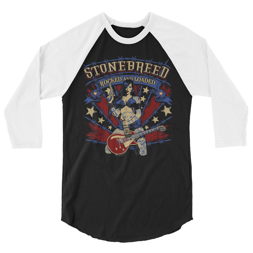 Stonebreed Rocked & Loaded 3/4 sleeve raglan shirt