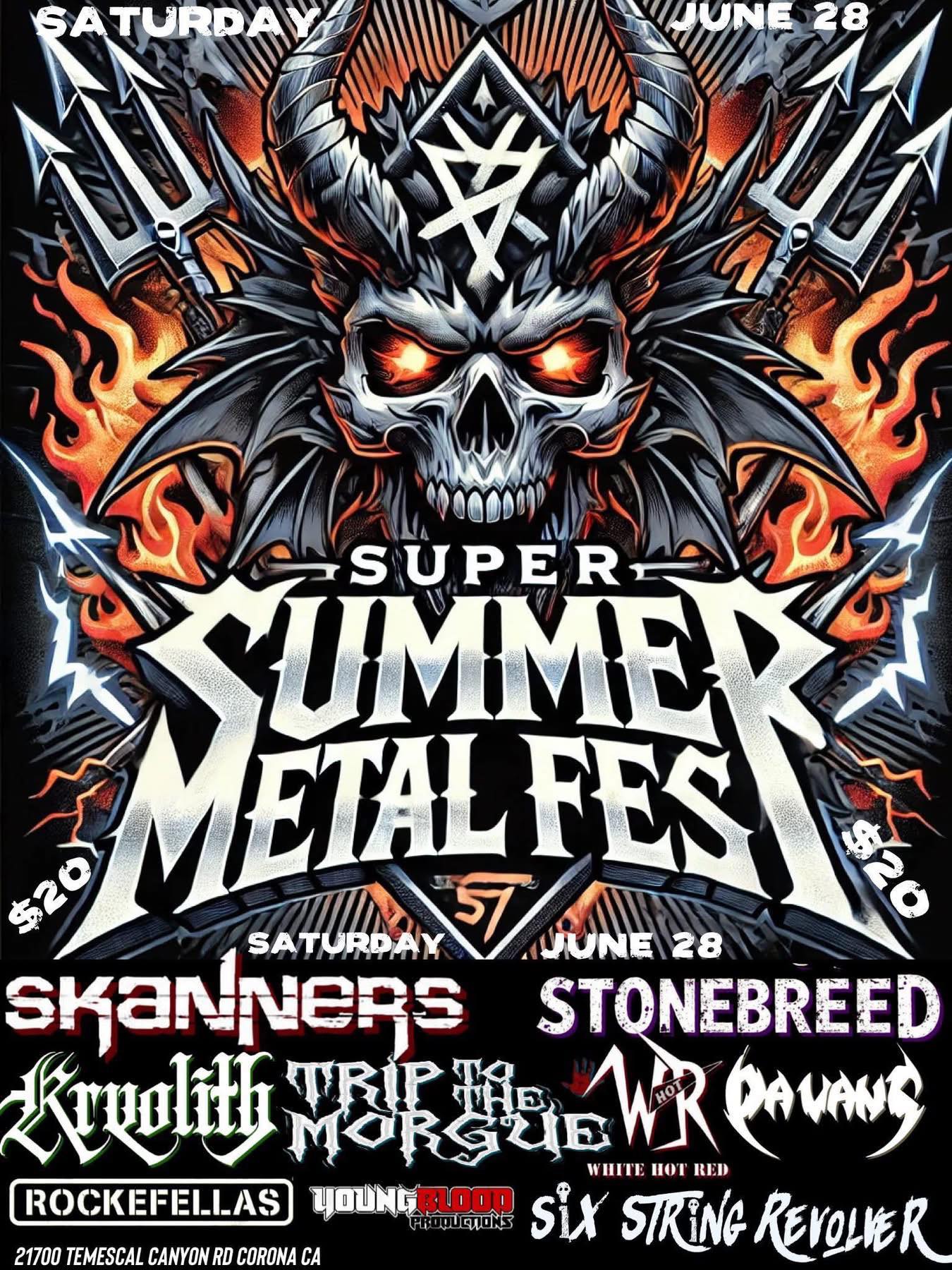 SUPER SUMMER METAL FEST CORONA CA