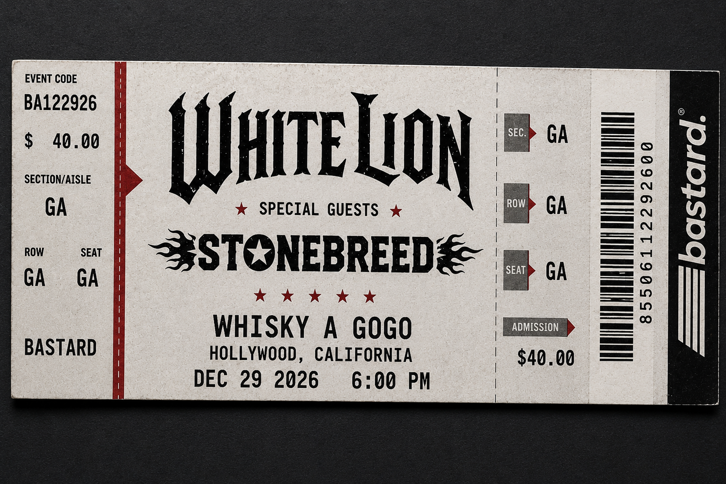 WHITE LION & STONEBREED