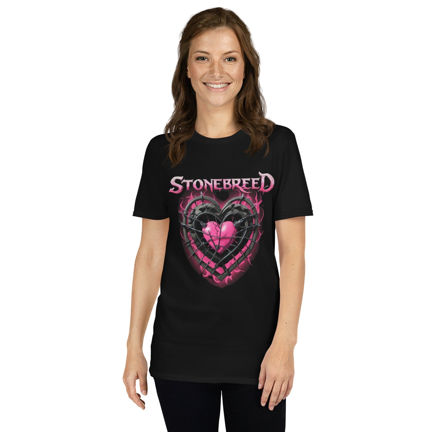 STONEBREED Black Heart Short-Sleeve Unisex T-Shirt