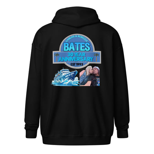 BATES 30 Unisex heavy blend zip hoodie