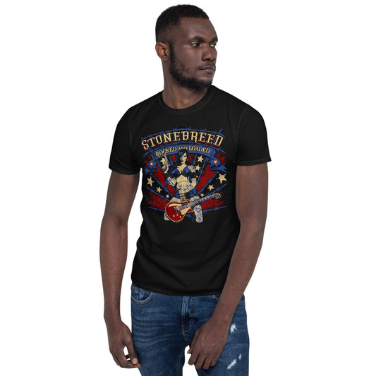STONEBREED Rocked & Loaded Stars Theme Short-Sleeve Unisex T-Shirt