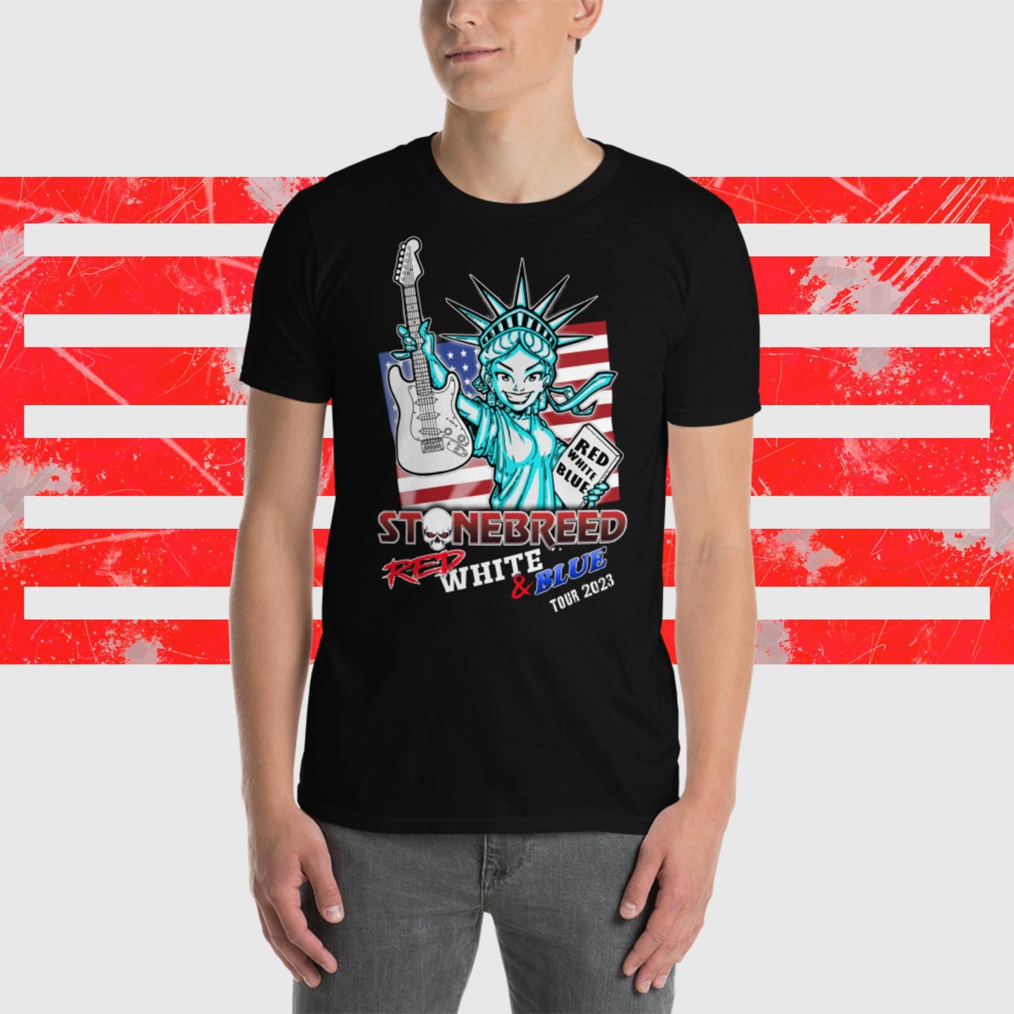 Stonebreed Red White & Blue Tour 2023 T-Shirt