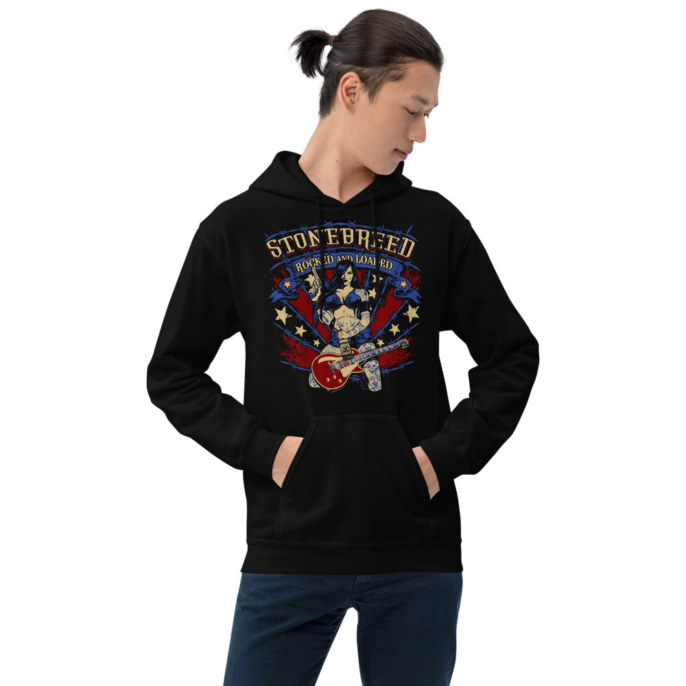 STONEBREED Rocked & Loaded Stars Theme Unisex Hoodie